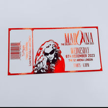 Load image into Gallery viewer, Foiled Gift Ticket
